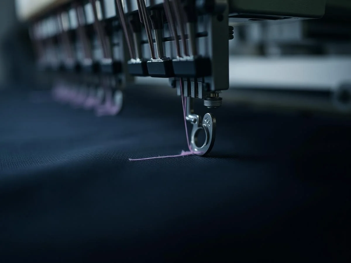 Embroidery branding process