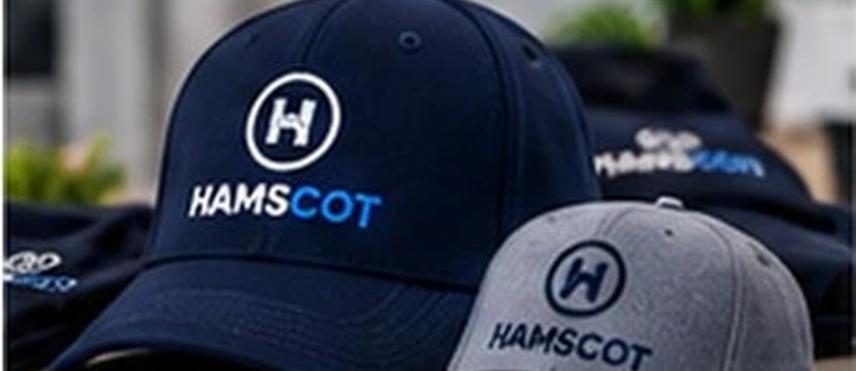 Hamscot branded caps